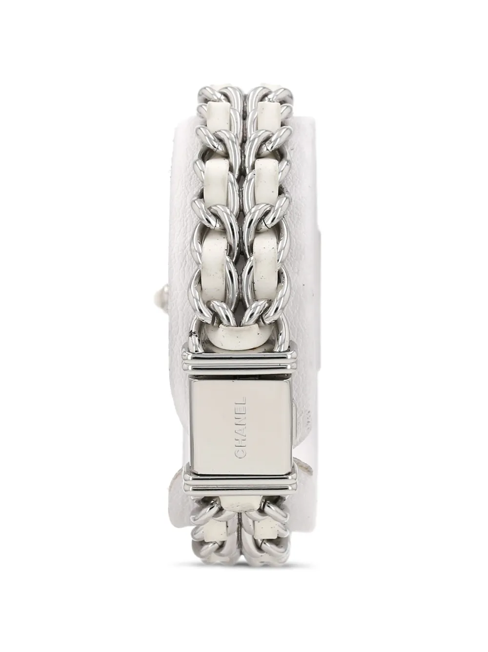 Chanel Pre-owned 2007 Première Octagonal 20mm Watch in White, view 5