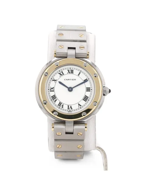 Cartier 1980s Santos Ronde 27mm watch