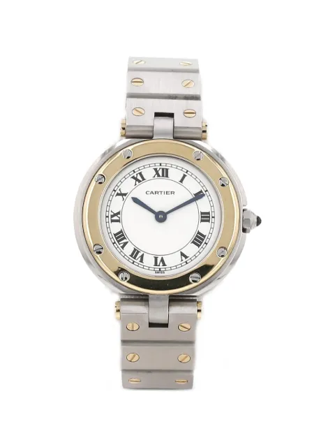 Cartier 1980s Santos Ronde 27mm watch