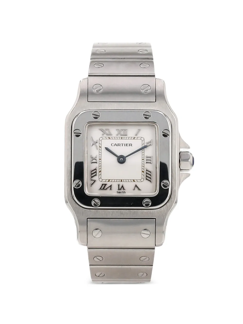 Cartier 1990s Santos Galbée 24mm watch - Bianco