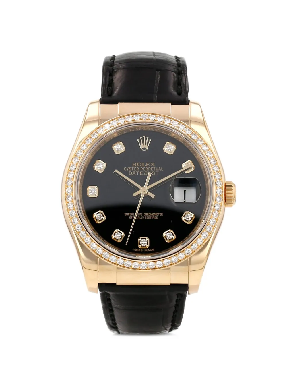 Rolex 2008 Datejust Diamond 36mm watch - Nero