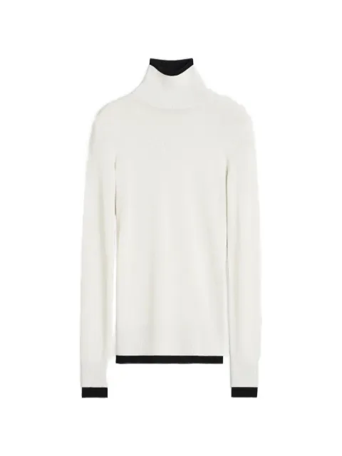 TOTEME fitted ribbed top off-white