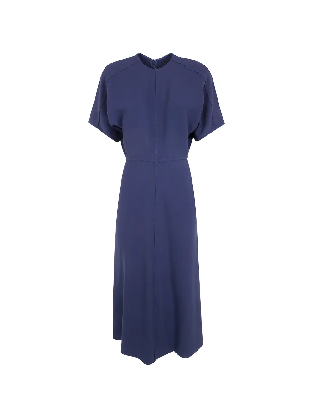 Victoria Beckham Eleanor short-sleeve midi dress - Blu