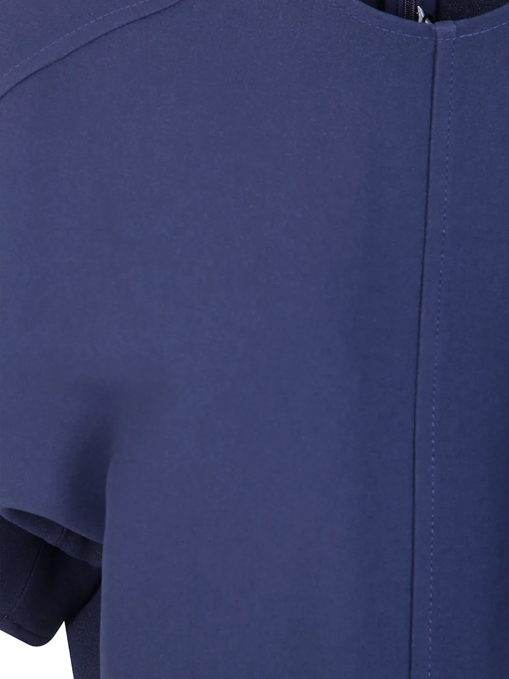 Victoria Beckham Eleanor midi-jurk met korte mouwen Blauw