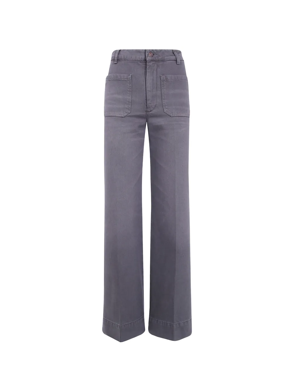 Victoria Beckham Alina Flared Jeans In Grey