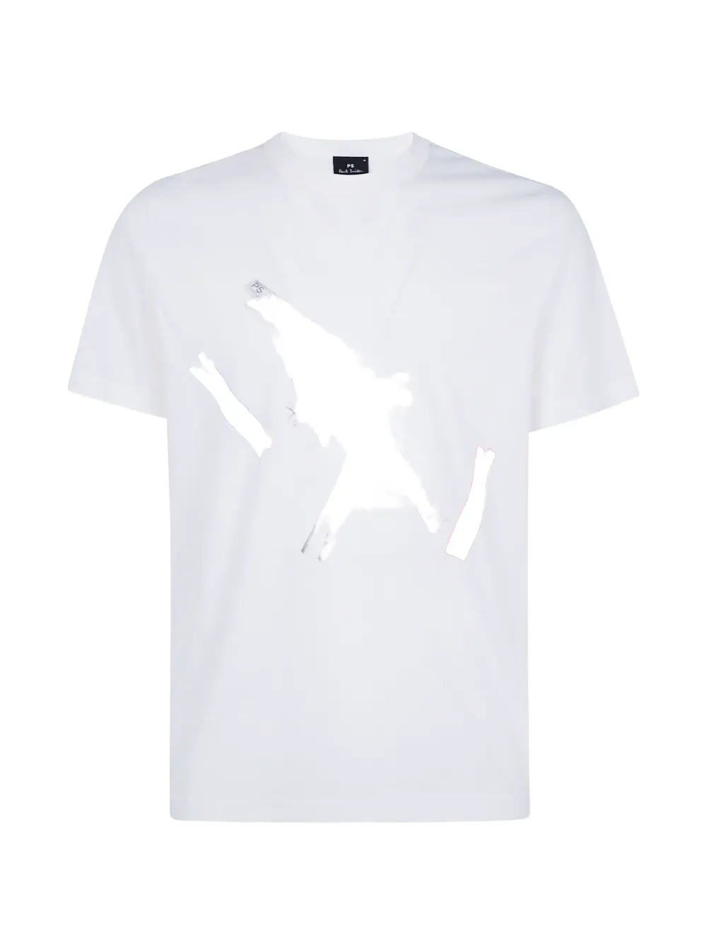 PS Paul Smith clothespin-print T-shirt - Bianco