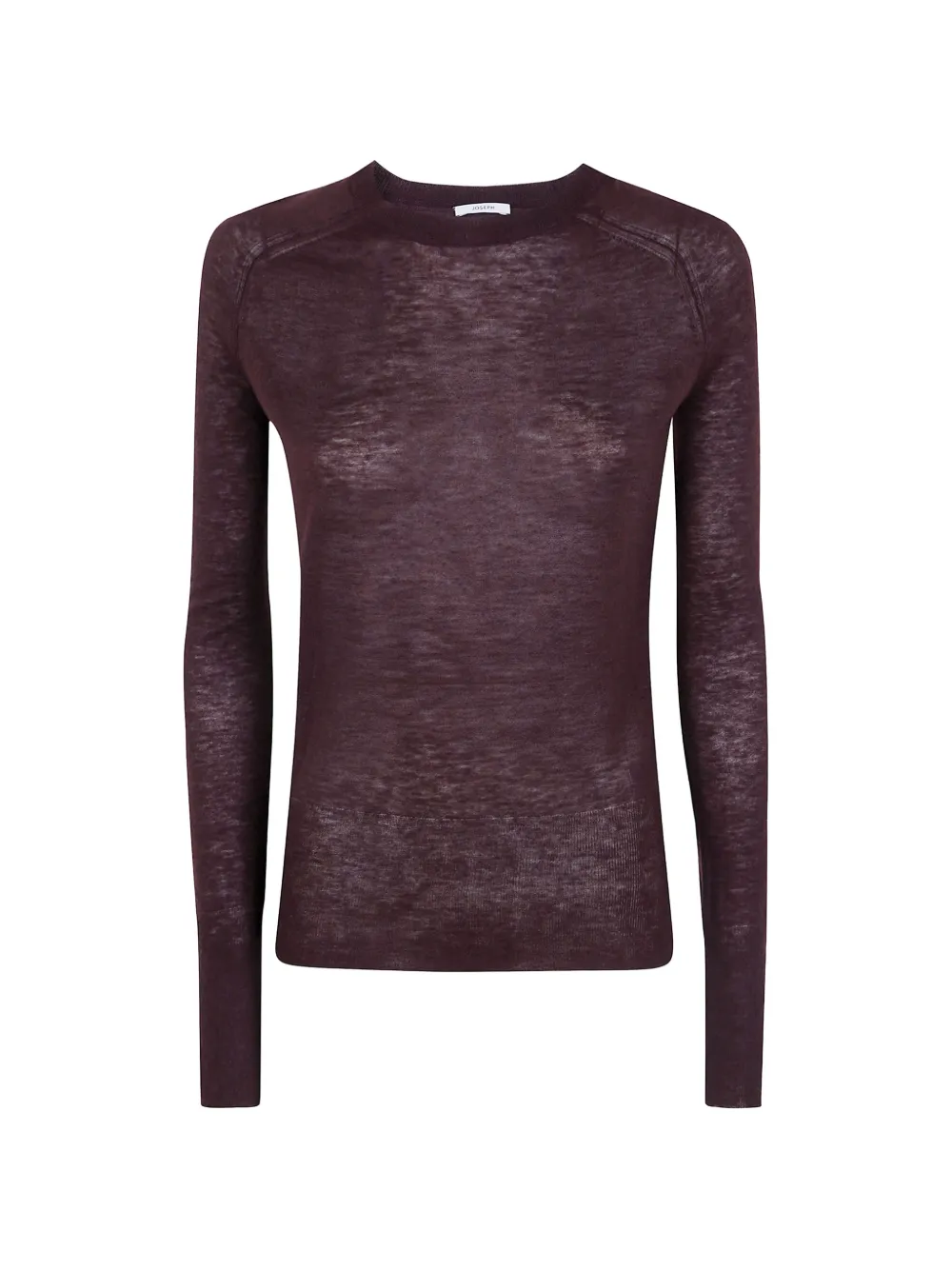 JOSEPH Geras Cashair round-neck sweater - Viola