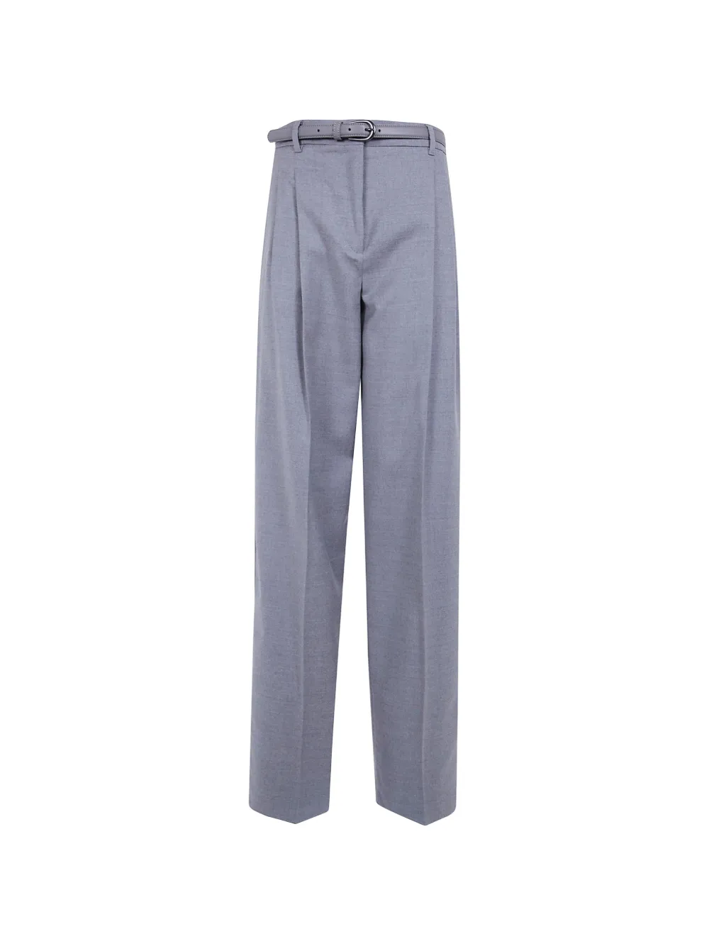 Max Mara belted pleated trousers - Grigio