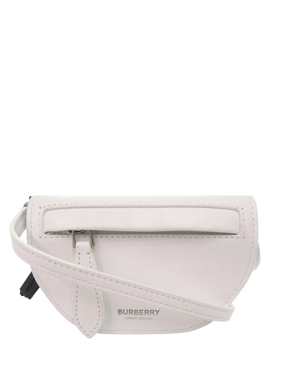 Burberry Pre-Owned 2023-2026 Mini Leather Olympia crossbody bag - Weiß