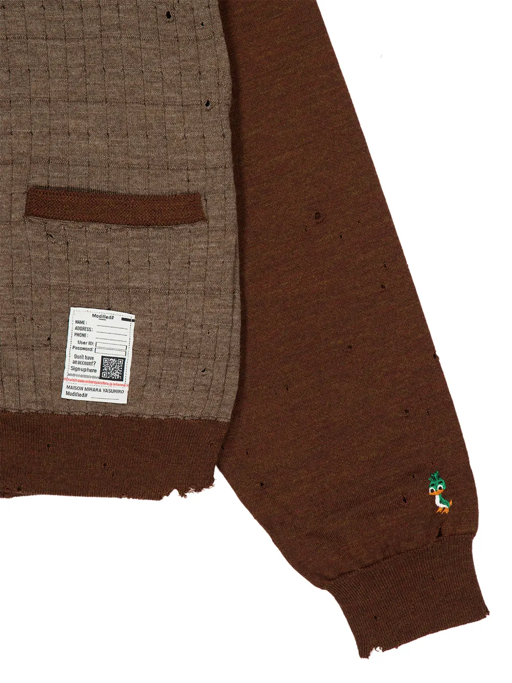 Maison MIHARA YASUHIRO Gerafeld vest Bruin