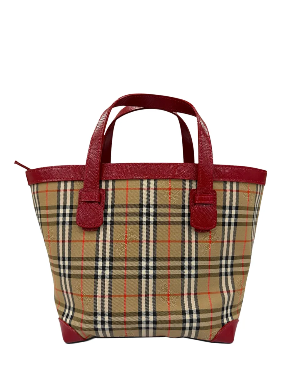 Burberry Pre-Owned 1990-2000 Haymarket Check Canvas tote bag - Toni neutri