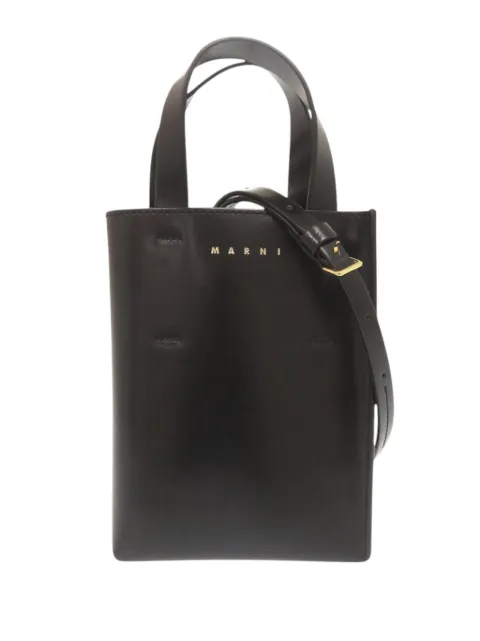 Marni Pre-Owned 2019-2026 Nano Leather Museo satchel