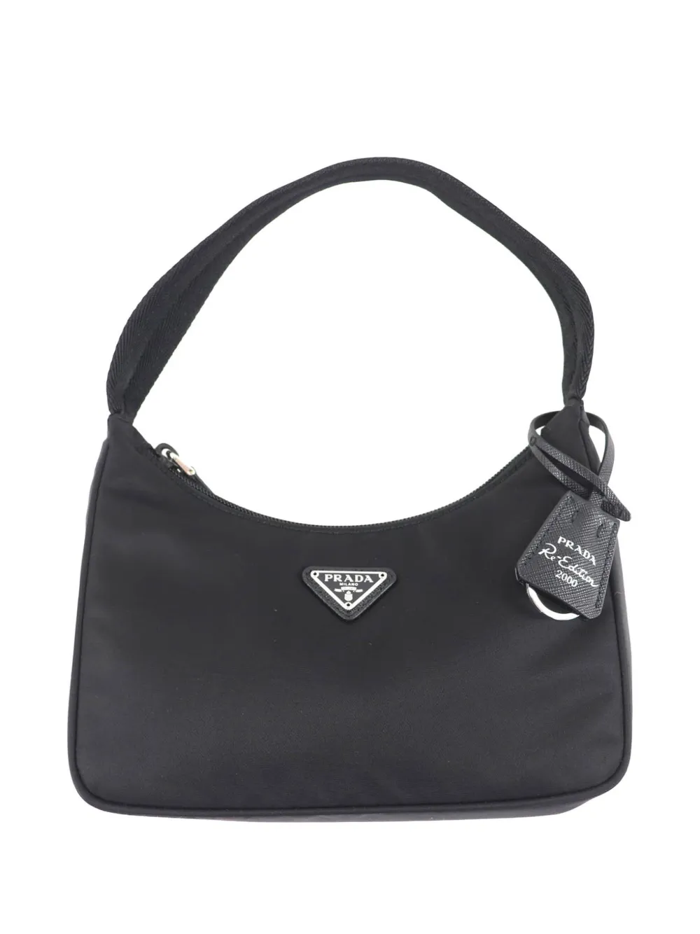 Prada Pre-Owned 2019-2026 Mini Re Nylon Re Edition 2000 shoulder bag - Nero