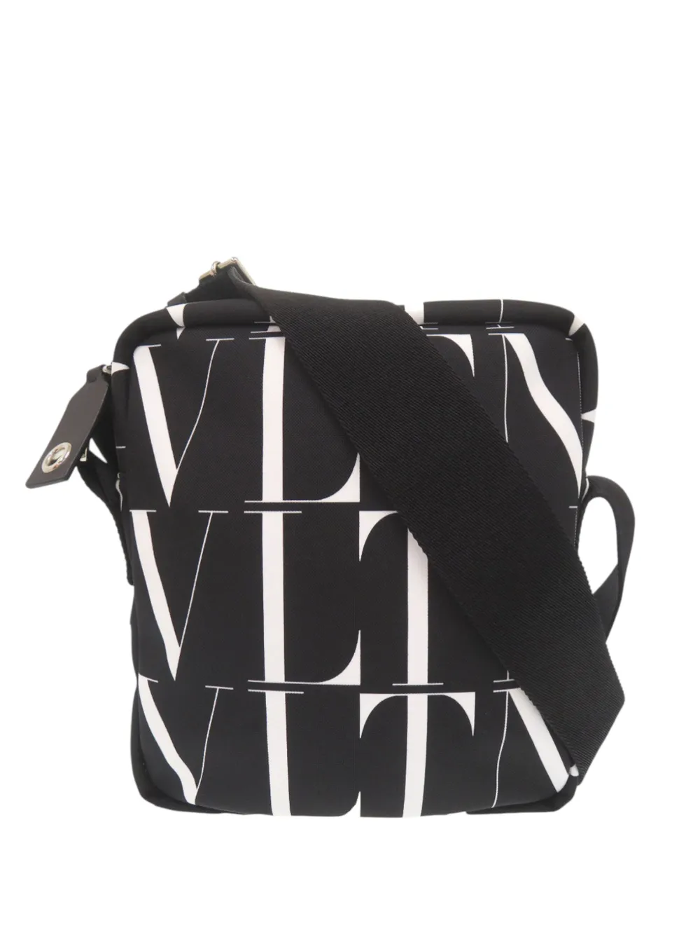 Valentino Garavani Pre-Owned 2018-2026 VLTN Times Nylon crossbody bag - Nero