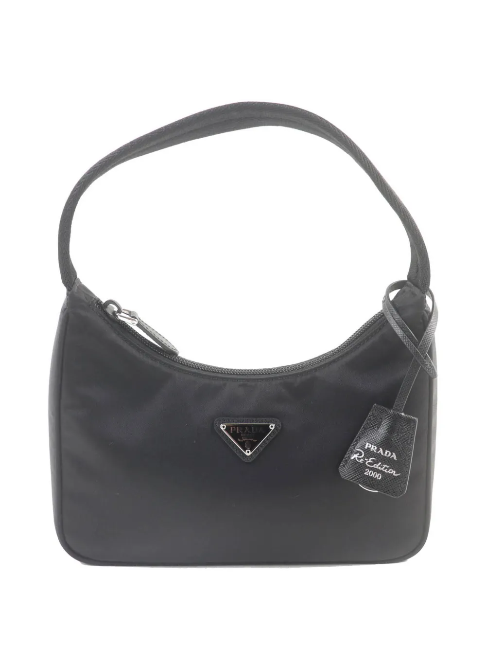 Prada Pre-Owned 2019-2026 Mini Re Nylon Re Edition 2000 shoulder bag - Nero