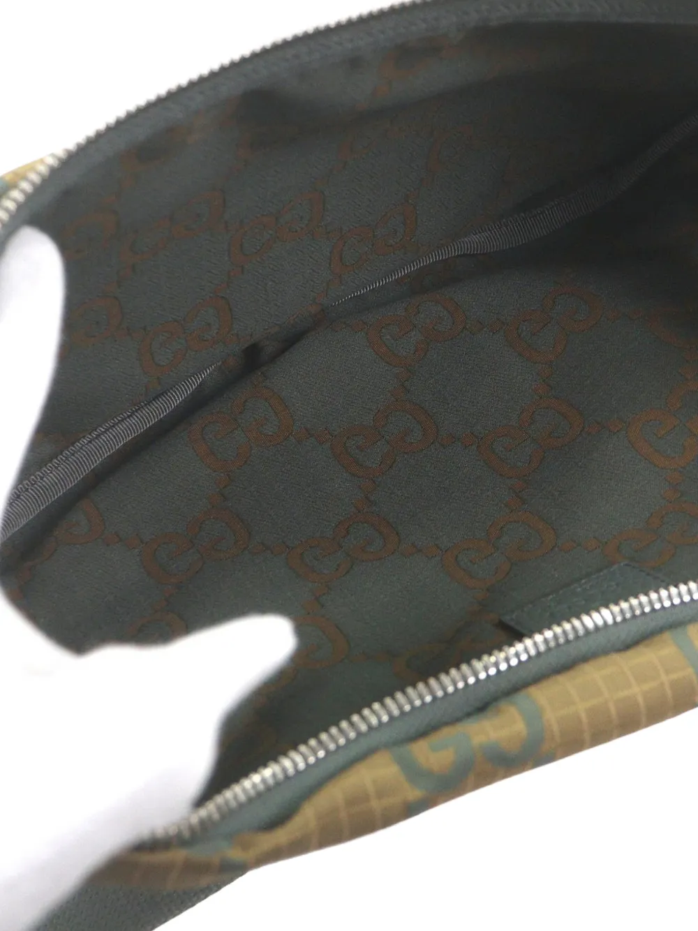 Gucci Pre-Owned 2000-2015 GG Ripstop nylon heuptas Bruin
