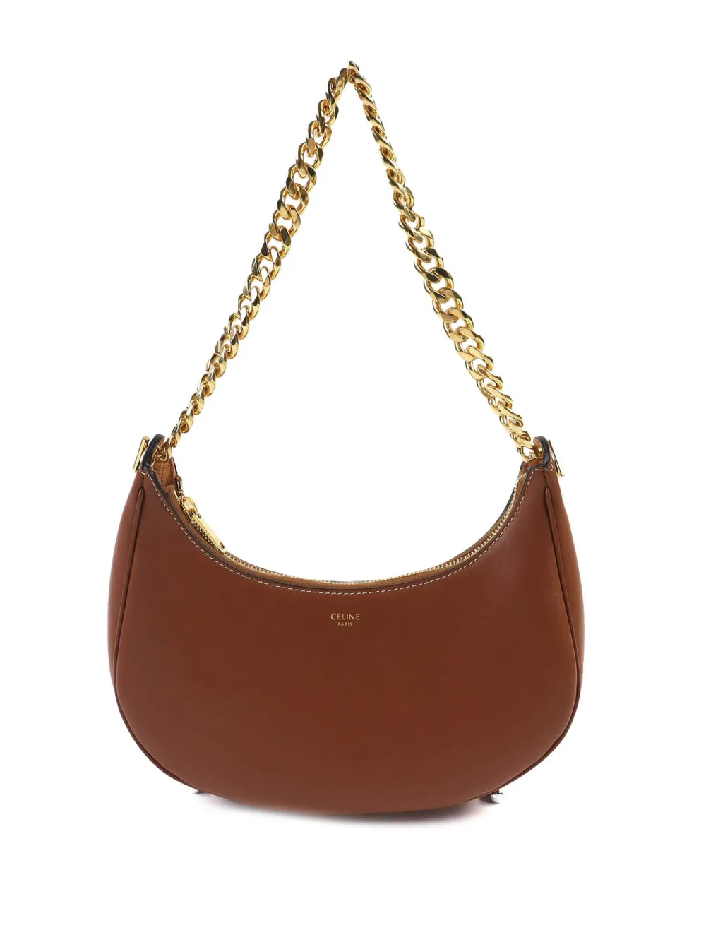 Celine Pre-Owned Borsa a spalla Ava media in pelle di vitello 2022 - Marrone