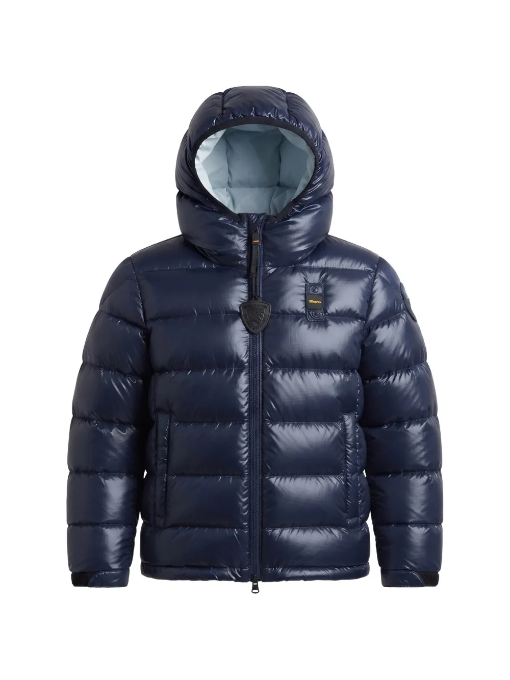 Blauer Ansel hooded quilted jacket - Blu