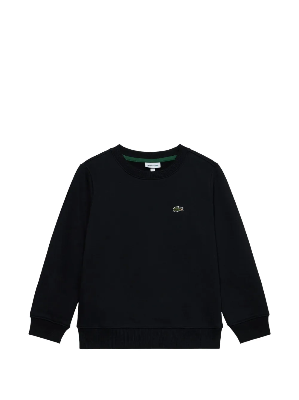 Lacoste Kids logo-patch sweater Zwart