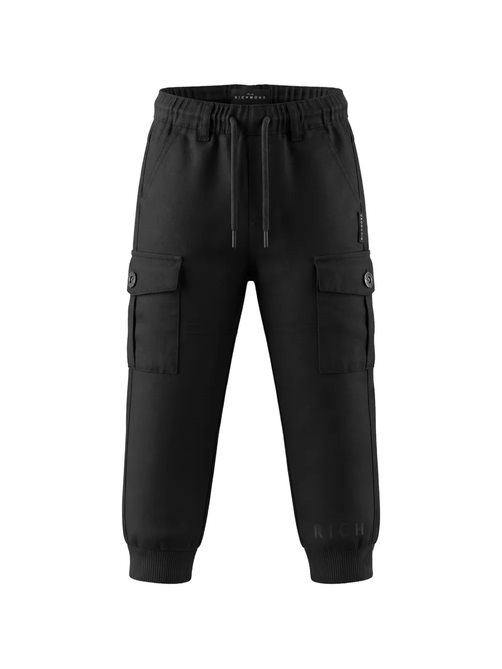 John Richmond Junior elasticated cargo pants - Nero