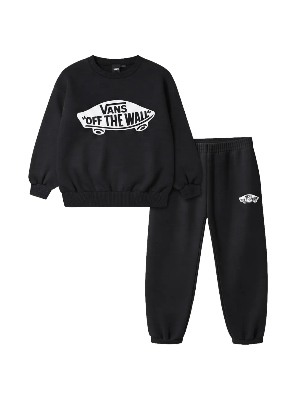 Vans Kids logo-print tracksuit - Nero