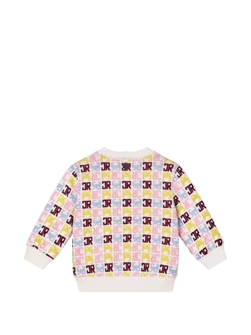 John Richmond Junior monogram-print sweater Wit