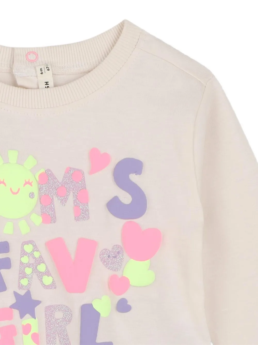 Billieblush T-shirt met grafische print Beige