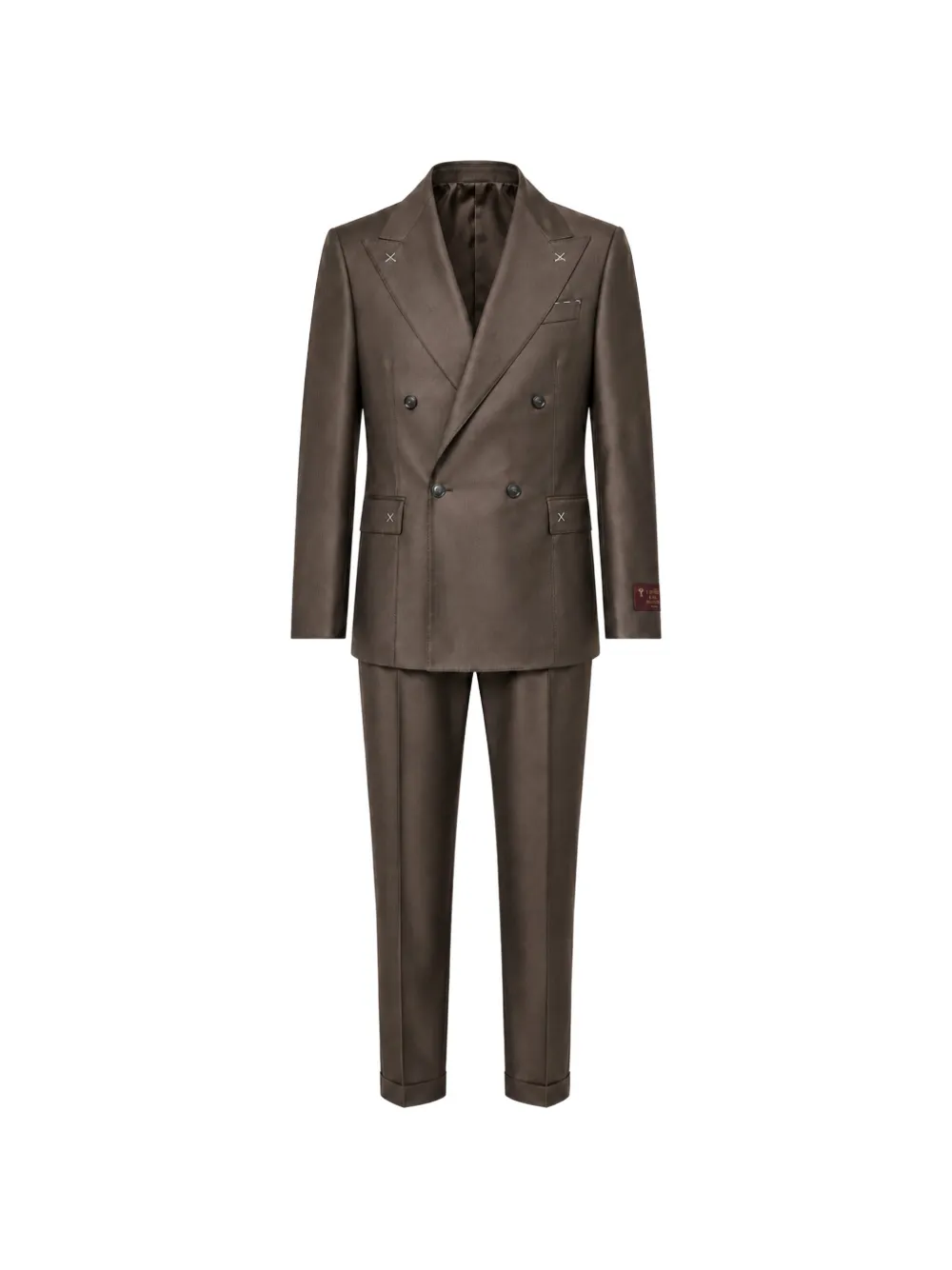 FRANZESE COLLECTION Rolls Royce double-breasted suit - Marrone