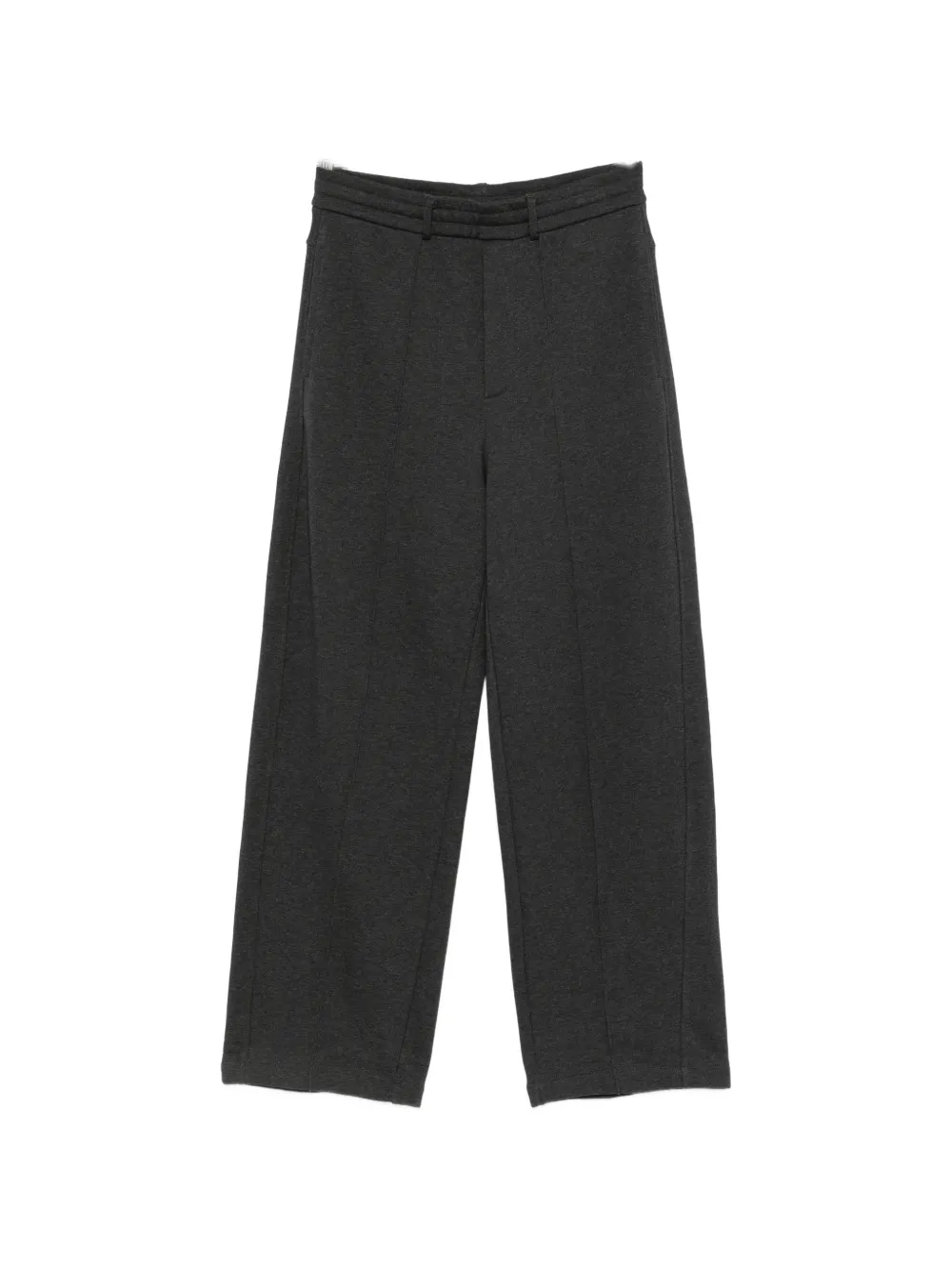 Emporio Armani pressed-crease track pants - Grigio