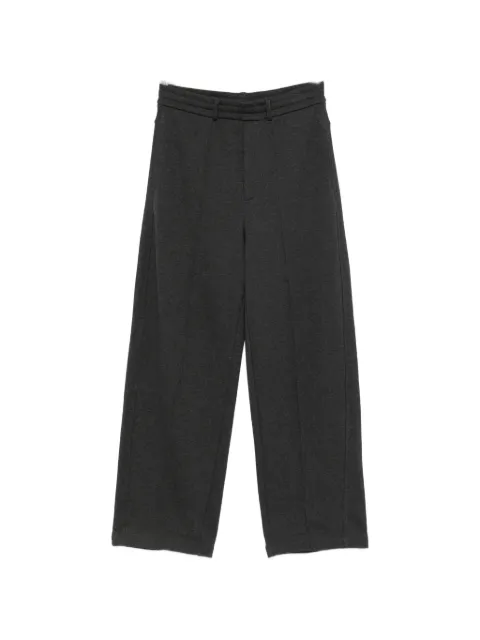 Emporio Armani pressed-crease track pants