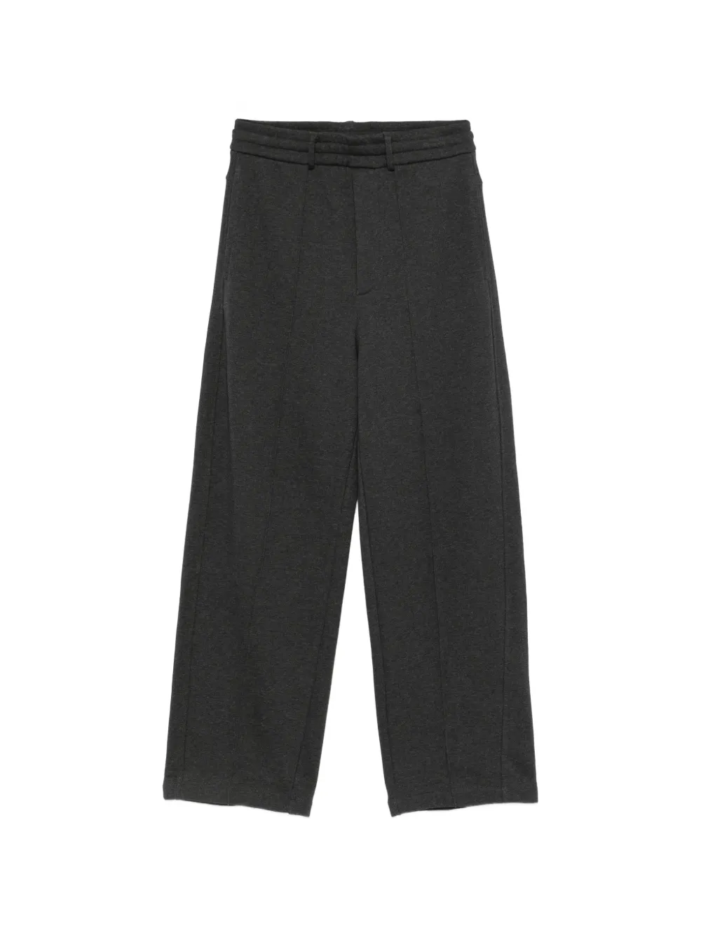 Emporio Armani pressed-crease track pants - Grigio