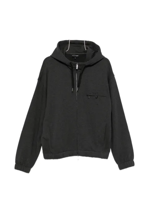 Emporio Armani zip-up hooded jacket