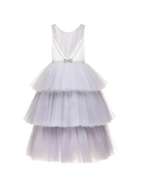 Tulleen Matilda embellished tiered dress
