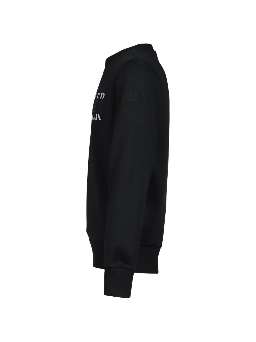 Moncler logo-print sweater Zwart