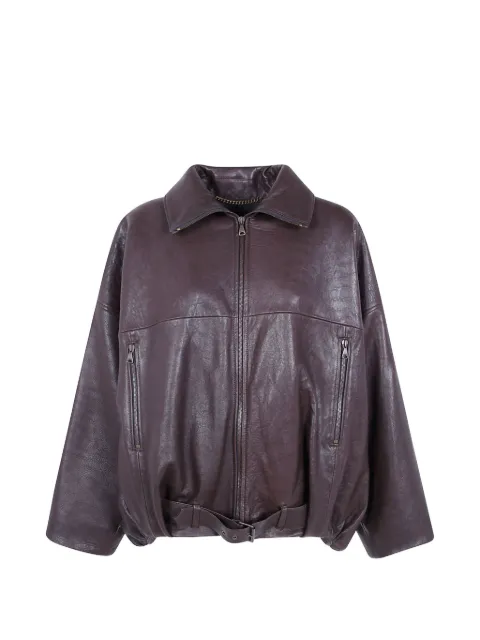 Emmeti belted zip-up jacket