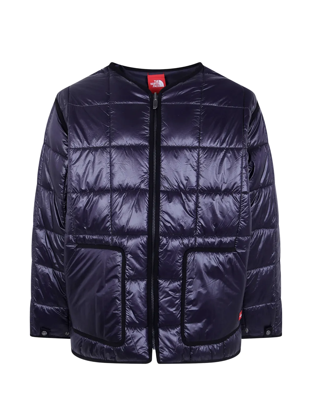 The North Face TNF Red Box Liner reversible quilted jacket - Blu
