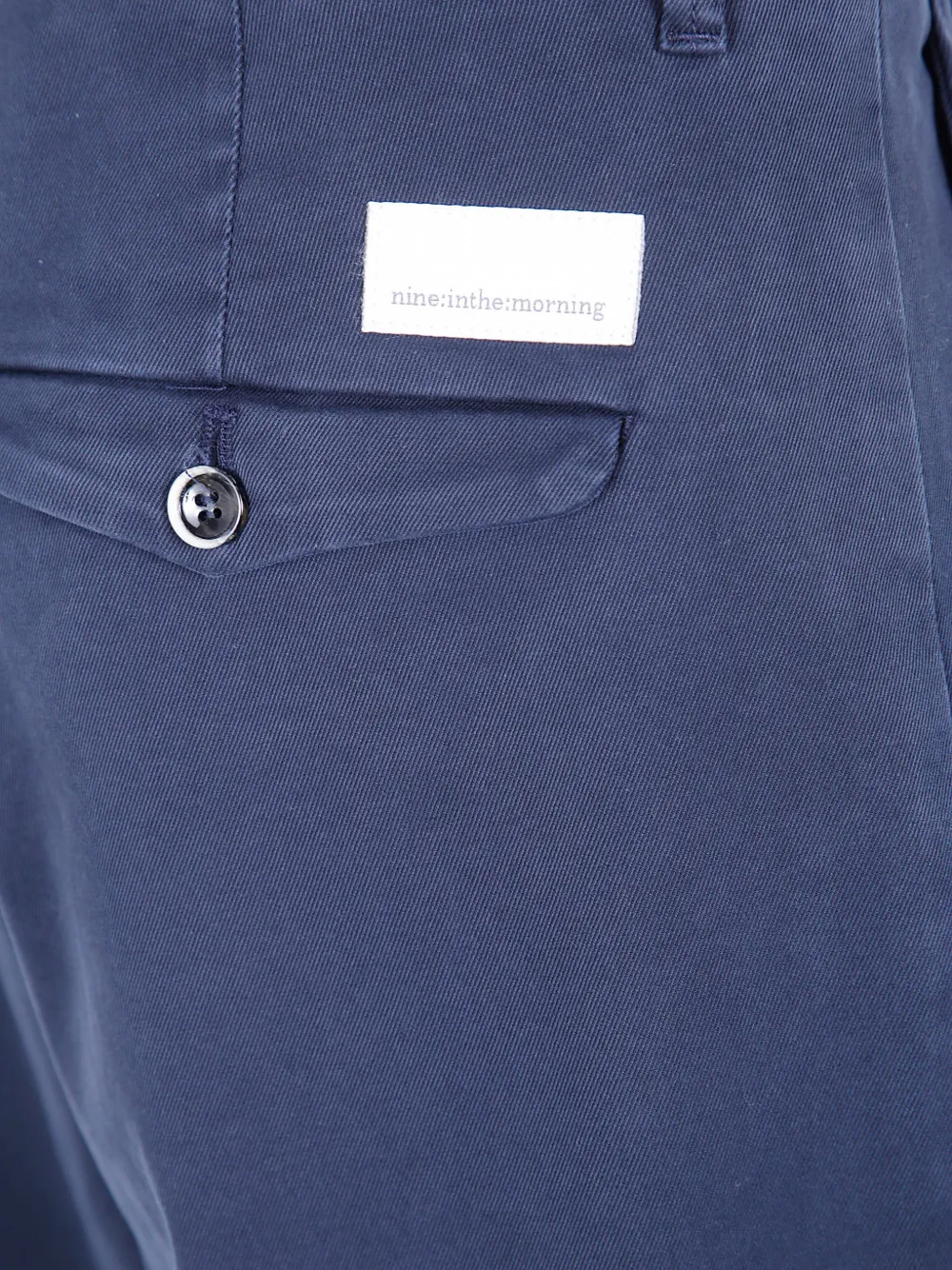 Nine In The Morning Broek met wijde pijpen Blauw