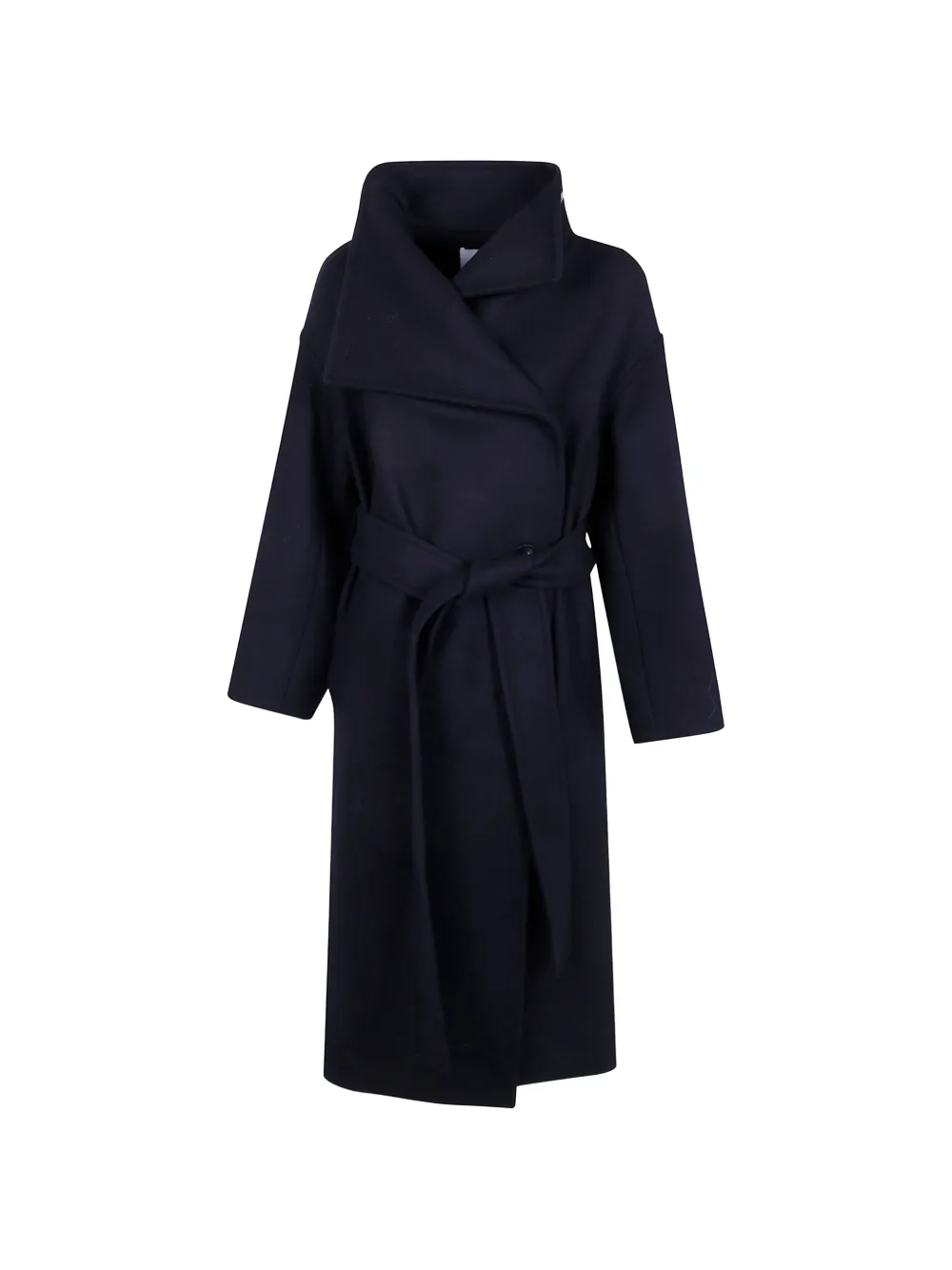 Joseph Double-breasted Belted Coat In Black