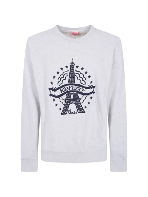 Kenzo logo-embroidered cotton sweater