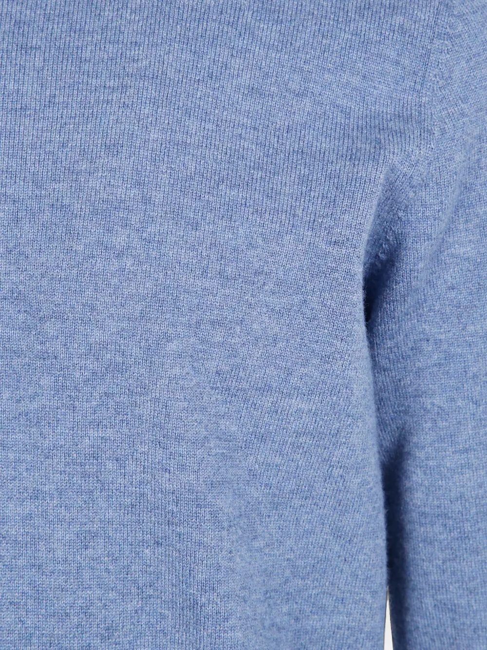 Barba Wollen trui met ronde hals Blauw
