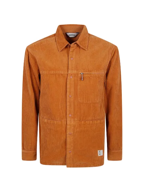 ASPESI corduroy chest-pocket shirt