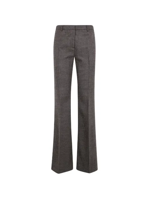 ETRO houndstooth-pattern flared trousers