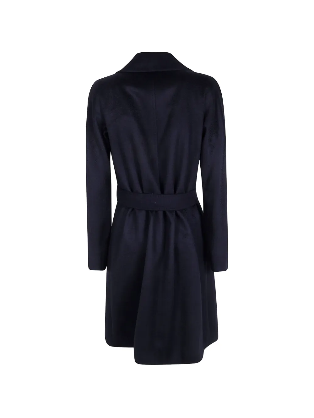 Max Mara Dravenna jas met ceintuur Zwart