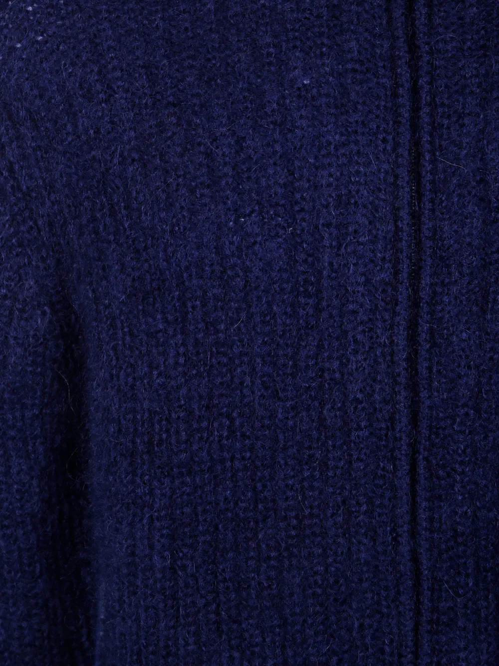 ASPESI Ribgebreid vest Blauw