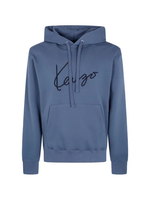 Kenzo logo-embroidered hoodie