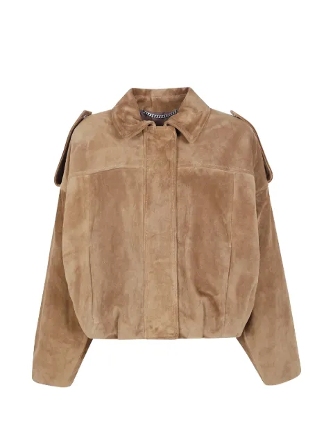 Emmeti Adele suede epaulette jacket
