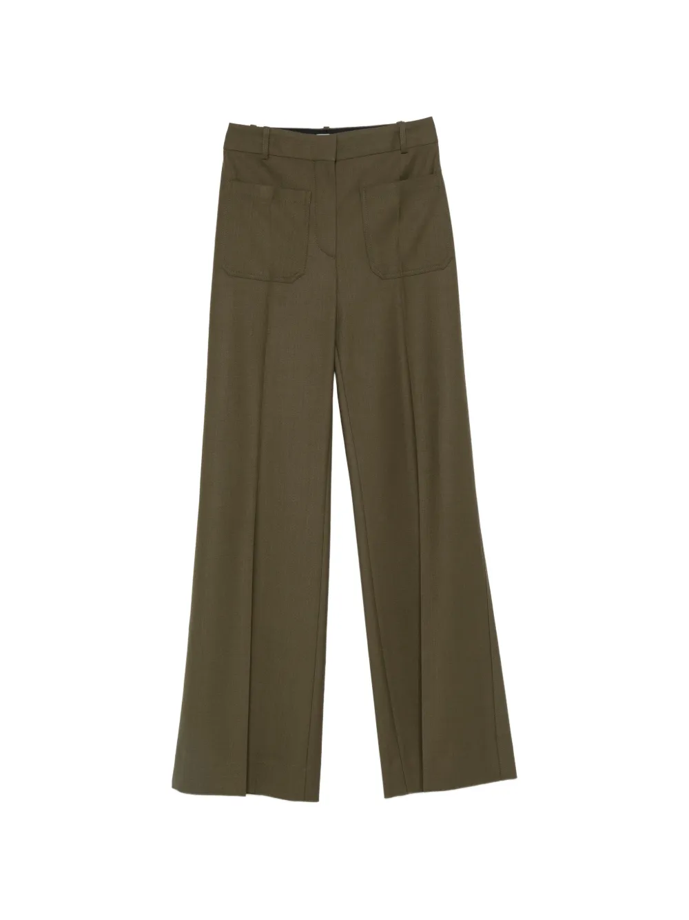 Victoria Beckham Flared broek Grijs