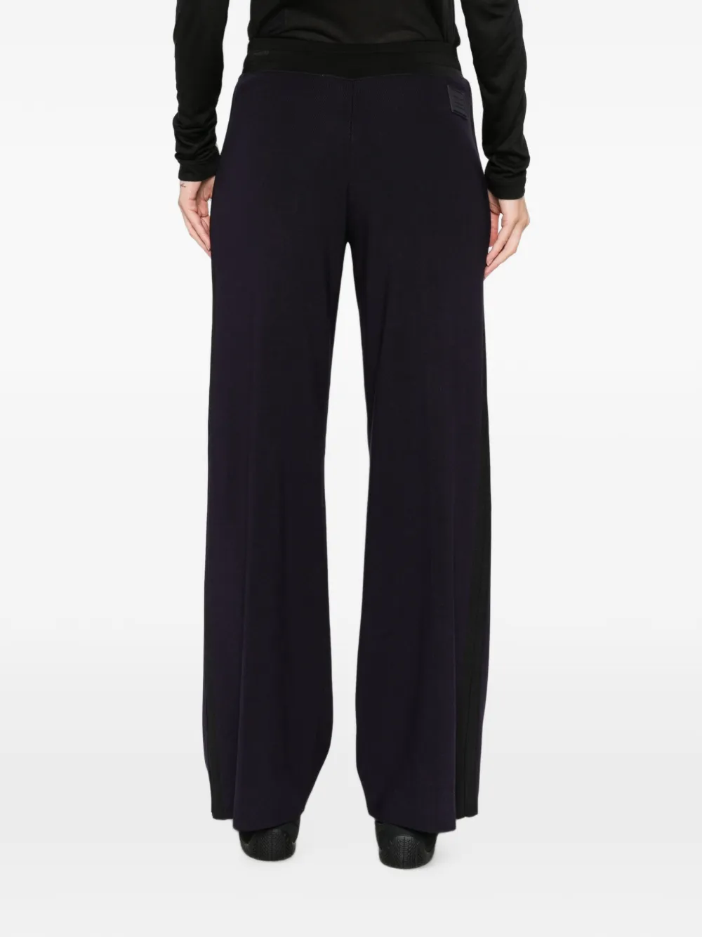 Elisabetta Franchi Trainingsbroek met logopatch Blauw