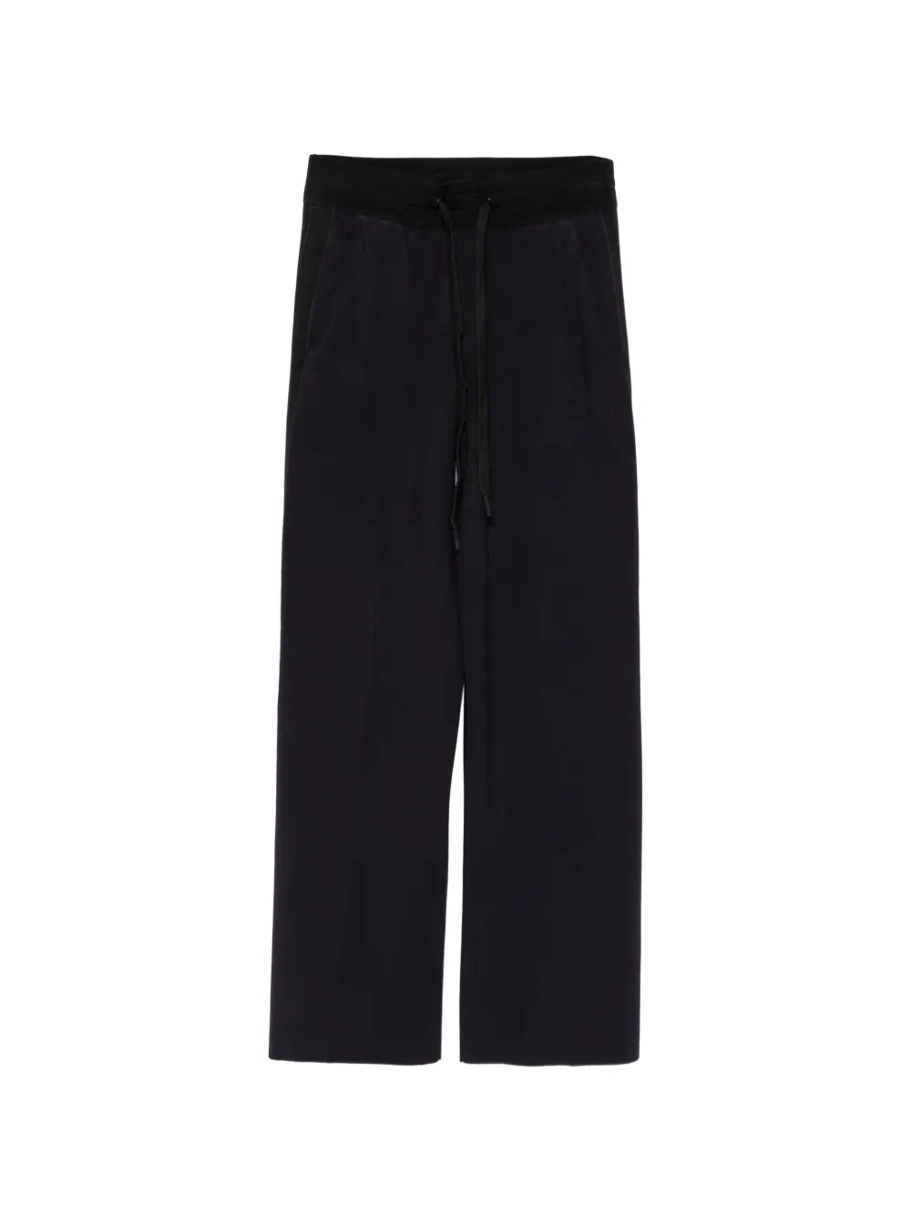 Elisabetta Franchi logo-patch wide-leg track pants - Blu