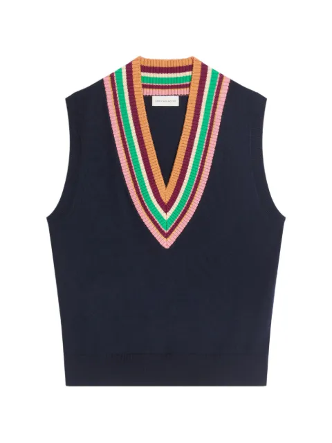 DRIES VAN NOTEN V-neck wool top